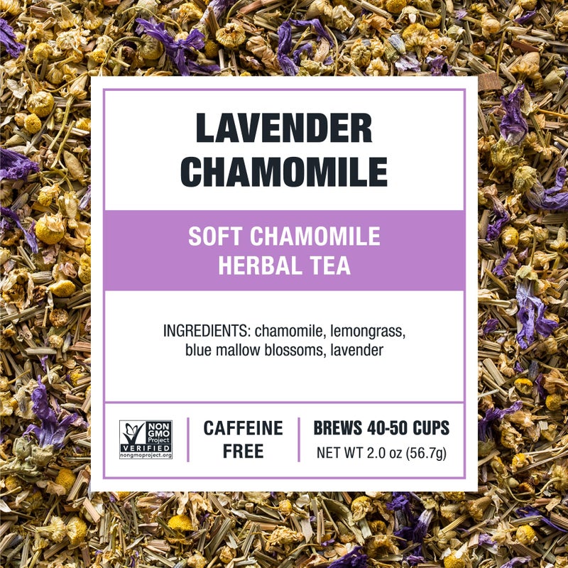 Tiesta Tea - Lavender Chamomile Herbal Tea, Loose Leaf, Calming Blend with Chamomile, Lavender, Lemongrass, Caffeine-Free Herbal, Great for Hot or Iced Brews, Refillable Tin, 50 Cups, 2 Ounce - Image 3